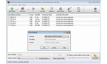 Switch Audio File Converter for Windows - Download it from Habererciyes for free